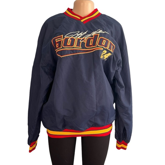 Jeff Gordon Chase Authentics NASCAR Dupont Pullover Windbreaker Jacket - Picture 1 of 13